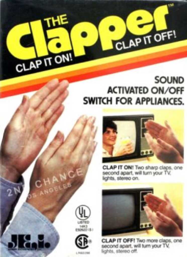 The Clapper Light Switch Device